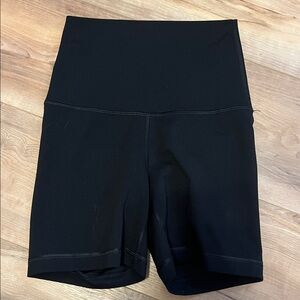 Yogalicious Black High-Waisted Bike Shorts